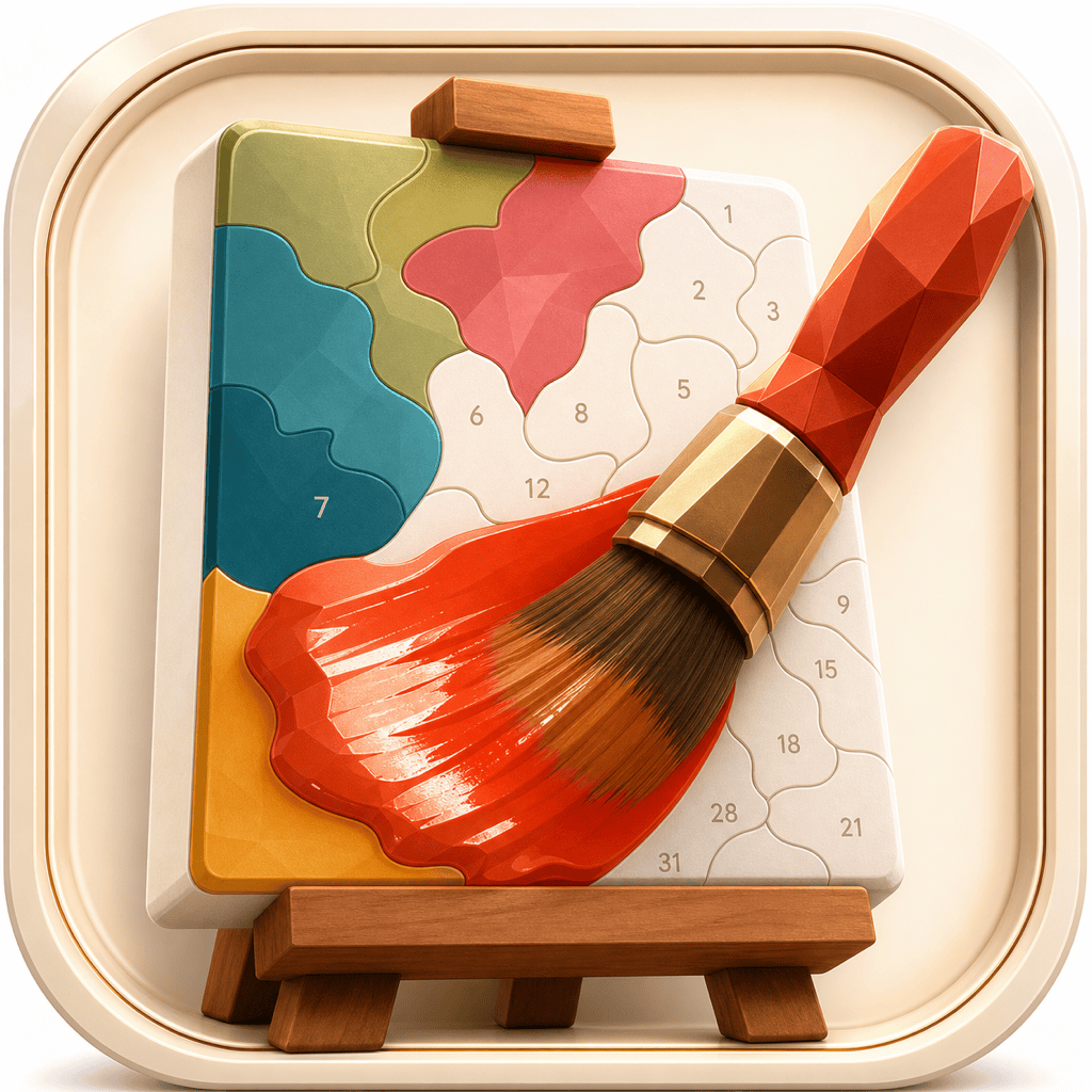 hue. Paint by Number app icon