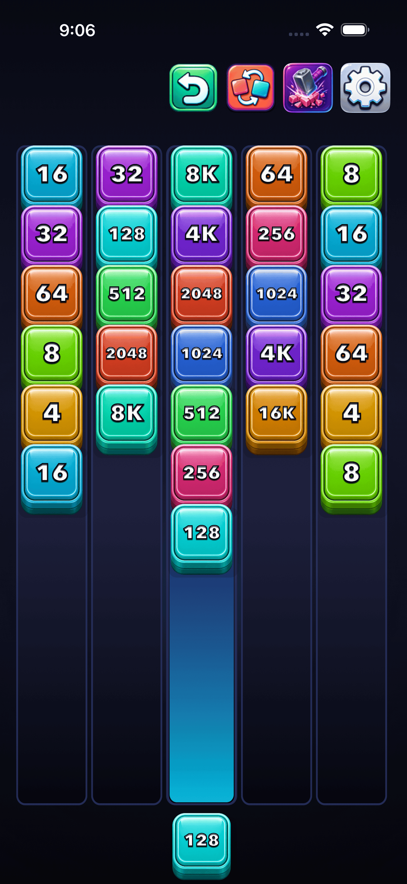 2048 Block कॉम्बो स्क्रीनशॉट