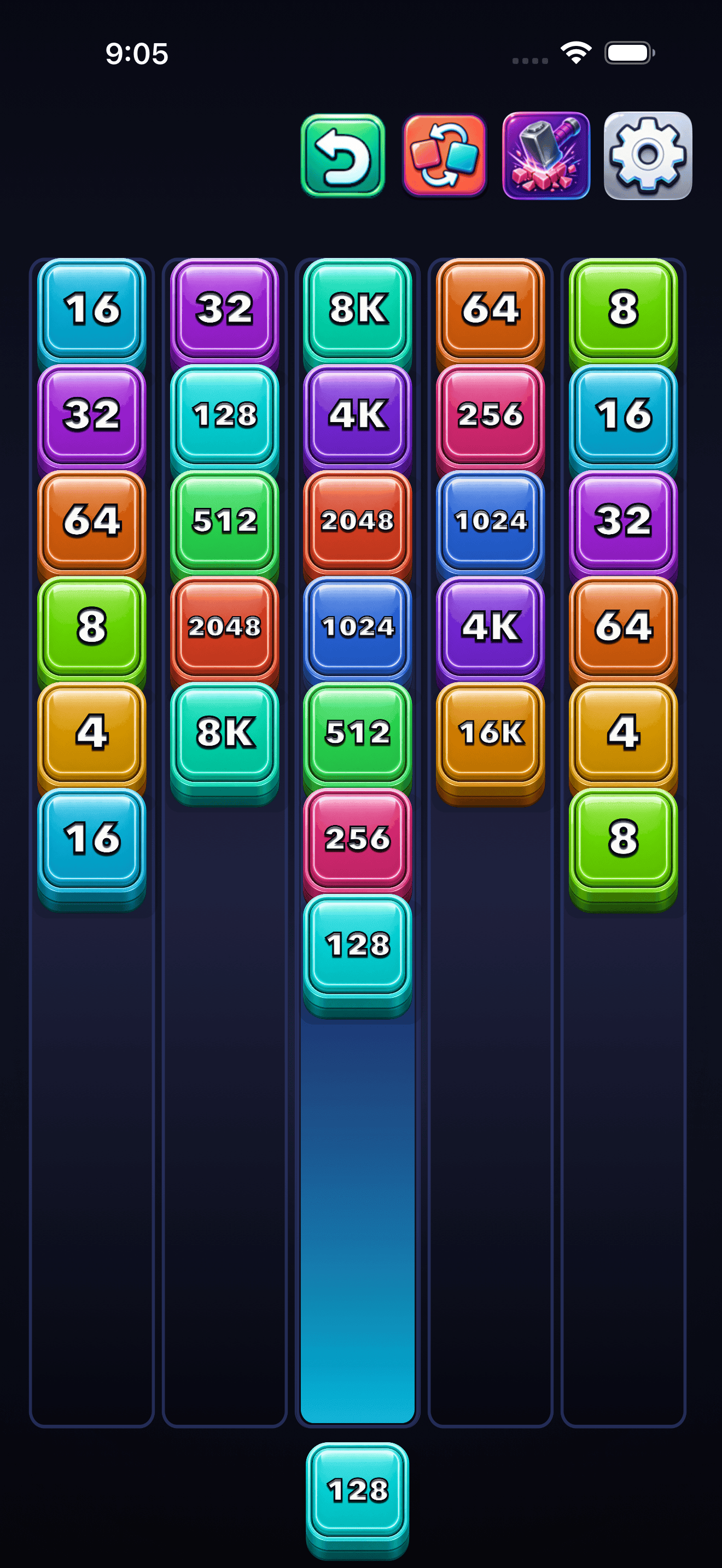 2048 Block 콤보 스크린샷